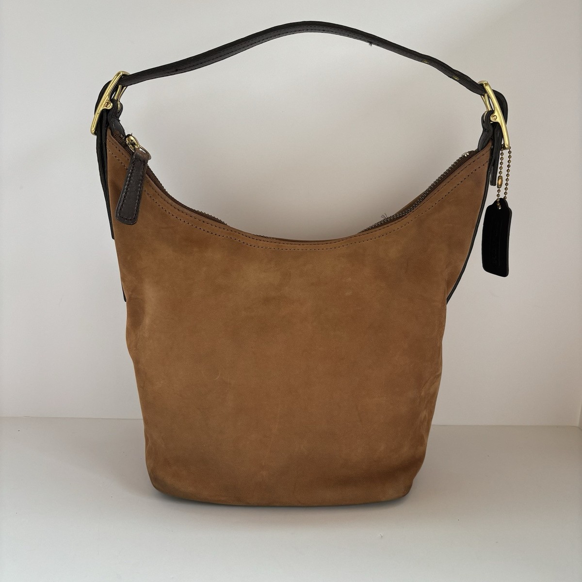 未使用保管品 vintage coach old Suede demi hobo 未使用保管品 vintage coach old Suede demi hobo
