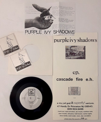 45RPM Record PURPLE IVY SHADOWS ep. Cascade Fire NR 19168 Complete