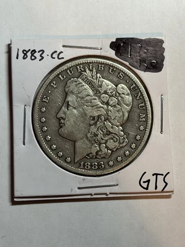 1883-CC Morgan Silver Dollar VF/XF Tougher Date CC