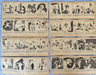 Original 1932-33 TARZAN Comics Strips LOT of 135 Daily Newspaper Comic Strips I9 — photo 8
