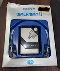 New ListingVintage Sony Stereo Walkman II WM-2 Silver Metal PARTS / REPAIR?  Original Box☚☚