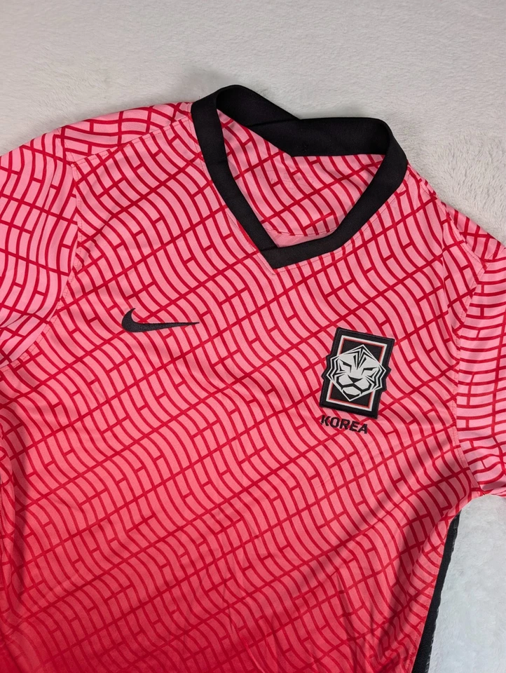 韩国足球球衣耐克男式中号客场 2020 - 2021 年旗帜 — 第 2/4 张图片
