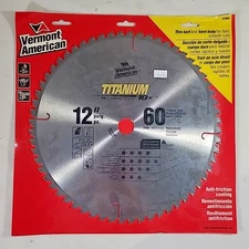 Vermont American 12" 60 Carbide Teeth Titanium Circular Saw Blade #27838