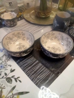 2 er Set Schalen von Temptations floral lace