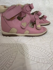 Memo Atena Girls Toddler High-Top Ankle Support Orthopedic Corrective AFO Sandal