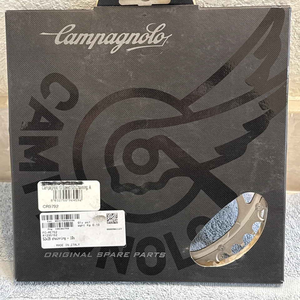 CAMPAGNOLO 52T ПЕРЕДНЯЯ ЗВЕЗДОЧКА - EPS - C 10 - 135 BCD - 10 скоростей [spu] - Изображение 2 из 4