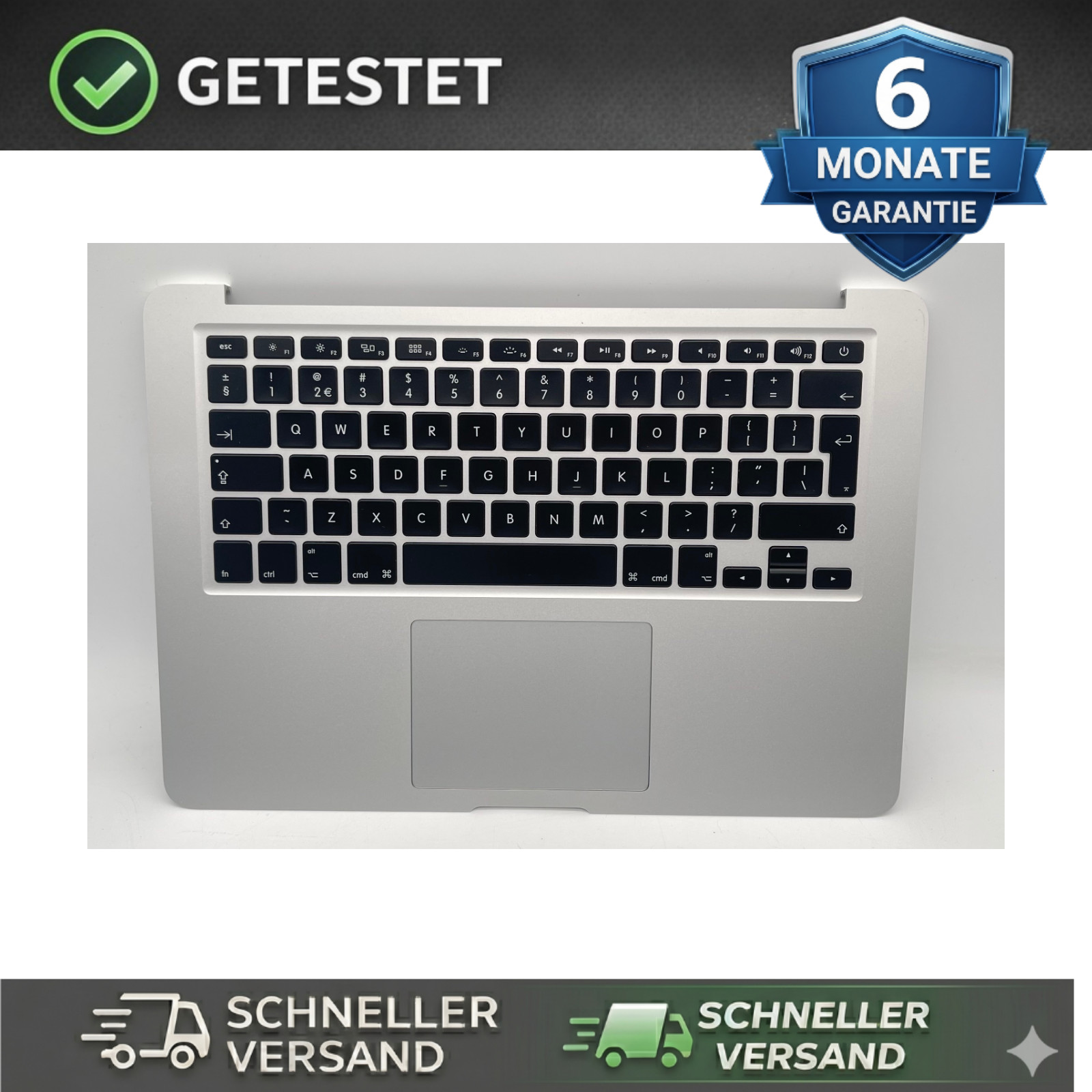 Apple MacBook Air A1466 poggiapolsi / poggiapolsi QWERTY 069-9397-23
