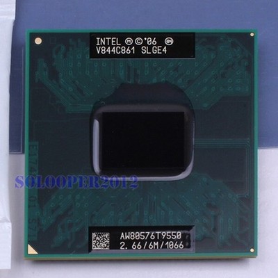     Core 2 Duo T9550 (SLGE4) CPU Processor 2.66 GHz *mz
