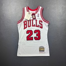 100% Authentic Michael Jordan Mitchell Ness 95 96 Chicago Bulls Jersey Size 36 S