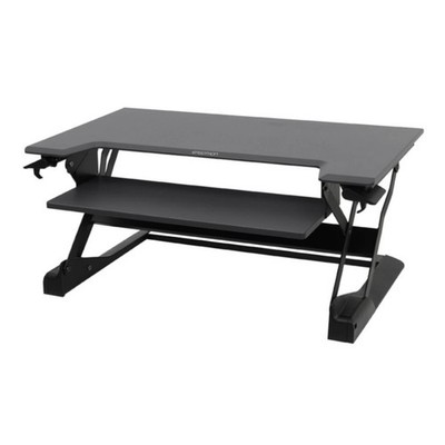 Ergotron WorkFit-T Sitz-Steh Desktop Workstation (schwarz)