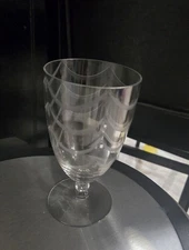 Set of 9 Vintage Art Deco Fostoria Etched Water Goblets