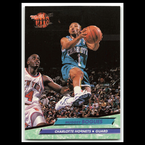 Muggsy Bogues #17 1992 Fleer Ultra Charlotte Hornets Basketball Card ...