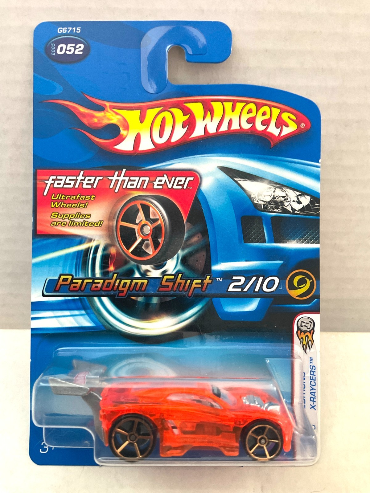Hot Wheels FASTER THAN EVER FTE - PARADIGM SHIFT - 2005 First Editions #052