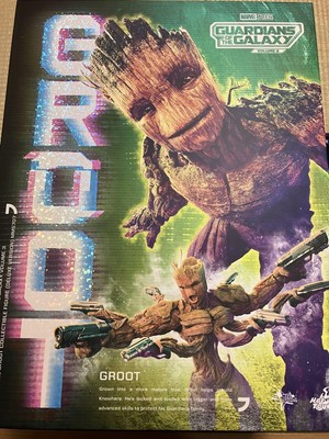 Hot Toys MMS707 Guardians Of The Galaxy Vol.3 Groot Deluxe Ver. 1