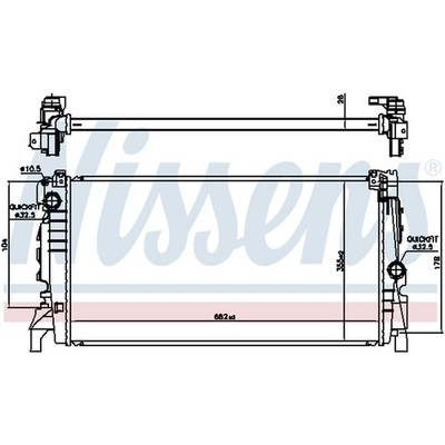 KÜHLER WASSERKÜHLER MOTORKÜHLER FÜR BMW MINI 17117643331 NEU