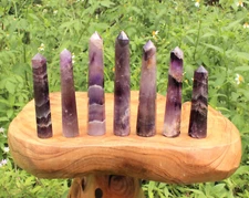 Amethyst Obelisk (8-Sided, 'AAA' Grade, Amethyst Crystal Tower, Amethyst Point)