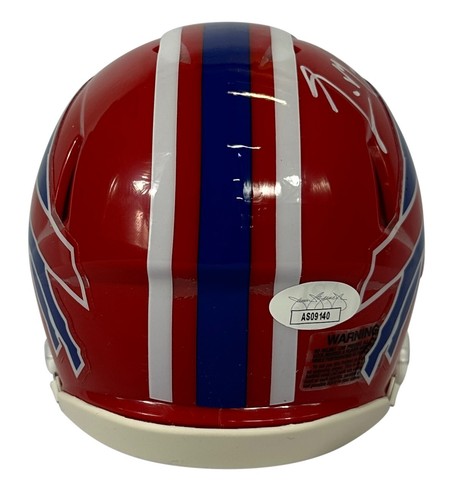 Eric Moulds autographed signed mini helmet NFL Buffalo Bills JSA COA - Picture 2 of 3