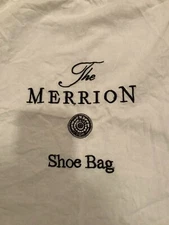 5-Star The Merrion Hotel Dublin Ireland Guest Room Drawstring Shoe Travel Bag