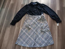 Shelby & Palmer womens 6-size multicolor black A line dress NWT