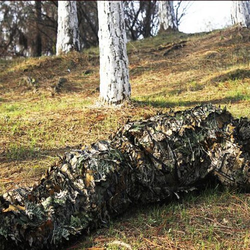 Outdoor Tarnanzüge Ghillie Anzüge 3D Blätter Waldtarnung Kleidung Army Sniper - Bild 5 von 6