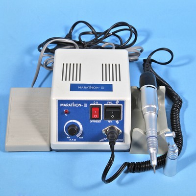 Dental Lab MARATHON N3 Electric Micromotor with Contra Angle Straight Handpiece
