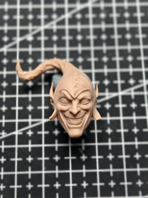1/12 Unpainted Comics Retro Green Goblin Head Sculpt Fit 6'' ML