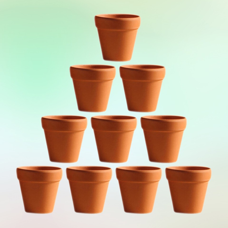 20 Pcs Clay Pot Plant Pots Indoor Plants Wedding Decor Small eBay