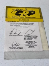 Team CRP 2534 Vintage 1/10 RC R/C 30 sq inches Lexan Body Guard Decal Sticker