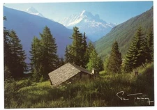 CPSM GF 74 (Haute Savoie) - 908. Green and Drus seen from the Loriaz