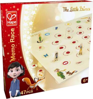 Der kleine Prinz - Memo Rennen Spiel von Hape E824694, Gedächtnisspiel aus Holz