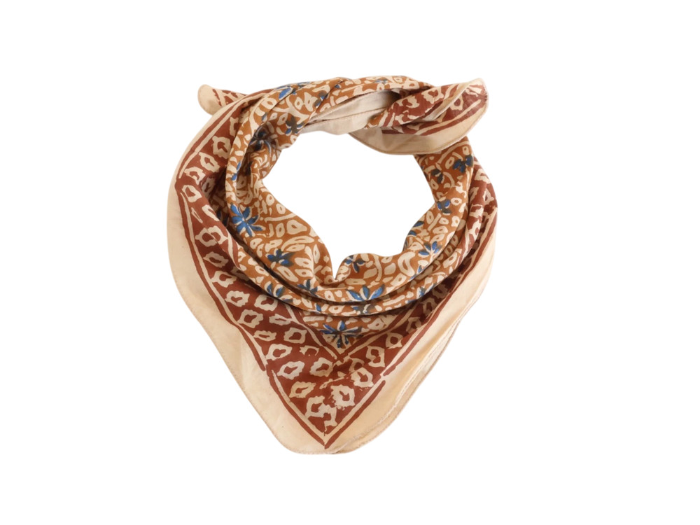 100% Cotton Soft bandana Women Bandana Neck Scarf bandana Block Printed Bandana