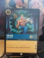 Disney Lorcana Triton - The Sea King 160/204 Uncommon NM TCG