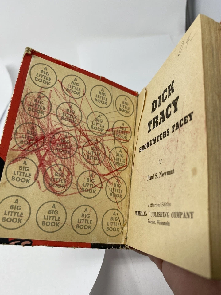 DICK TRACY ENCOUNTERS FACEY BIG LITTLE BOOK Whitman Paul S Newman - Image 4 of 4
