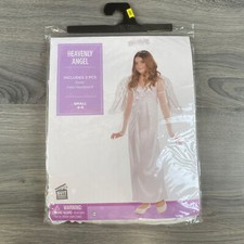 Heavenly Angel Angelic White Halloween Costume Dress Up Cosplay Child Sz Sm 4-6