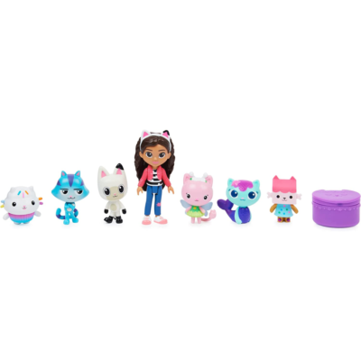 Gabby's Dollhouse Deluxe Figure Gift Set with 7 Toy Figures and