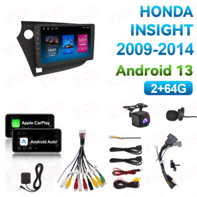 For Honda Insight 2009-2014 GPS Navi 2G+64GB Android 13.0 Car Stereo Radio BT