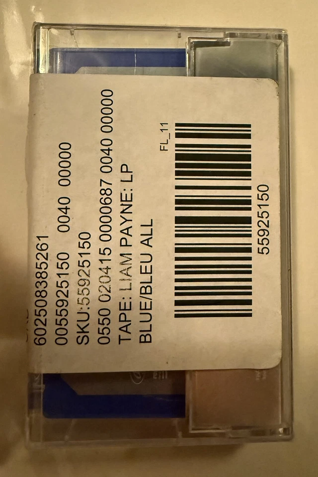 Liam Payne LP1 Blue Colored Cassette UO One Direction NEW and SEALED - Image 3 of 3