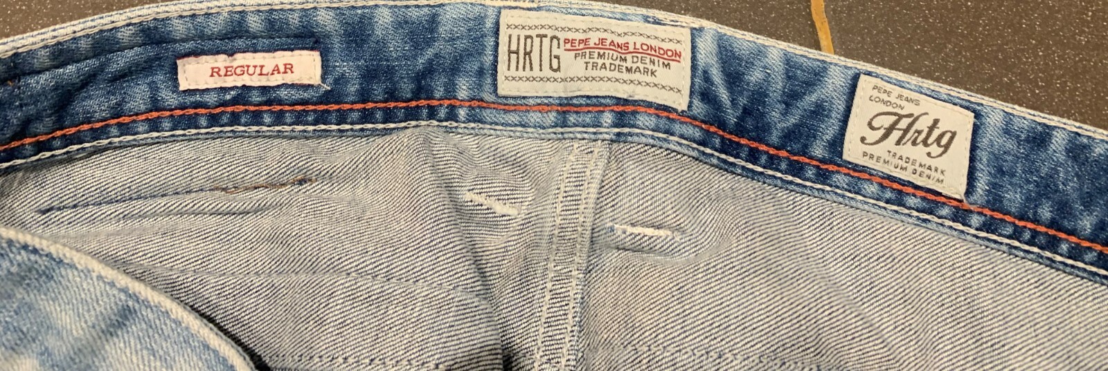 Pepe Jeans para hombre Rasgado Vaqueros Slim Fit azul claro | eBay