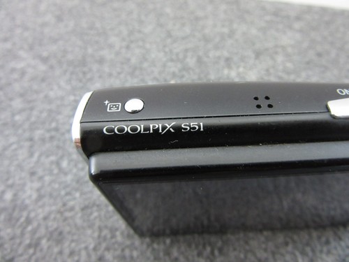 Nikon Coolpix S51 Digitalkamera schwarz 8,1 MP Zoom Nikkor * REPARATUR oder Teile LESEN - Bild 5 von 10