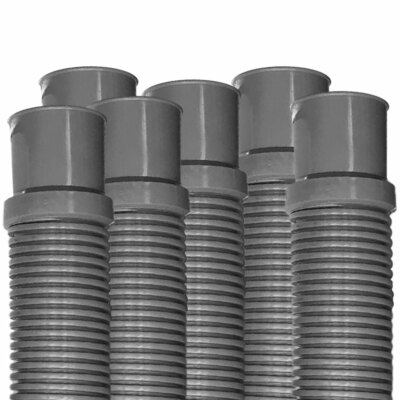 Puri Tech Heavy Duty Above Ground Filter Hose, 1.25 in x 3 ft - 6 pack
