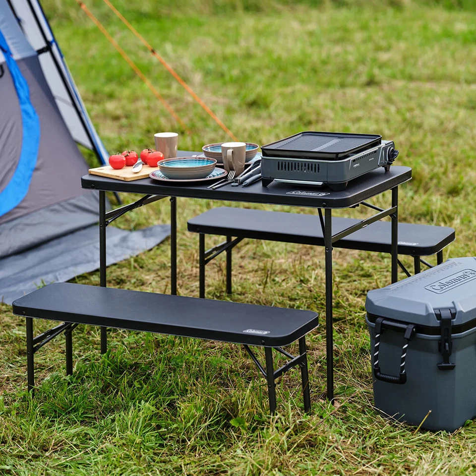 Mesa Plegable Coleman Para Camping Para 4 Personas Negra - Imagen 4 de 4