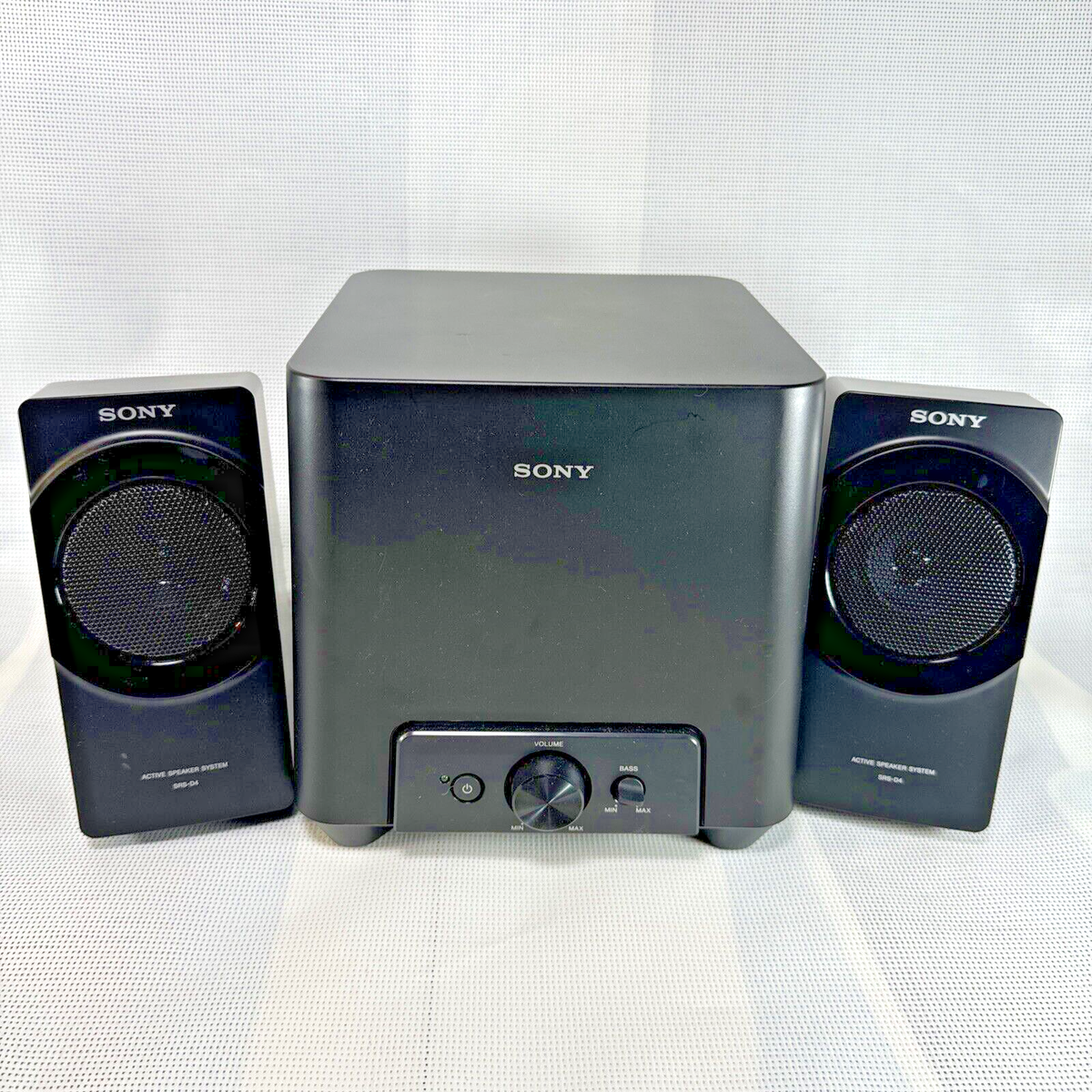 Sony SRS-D4 Computer 2.1 Sound Active Speaker System Sony SRS-D4 Computer 2.1 Sound Active Speaker System
