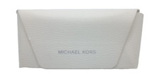 Michael Kors White Glasses Sunglasses Hard Shell Case Flip Close Snap Lined