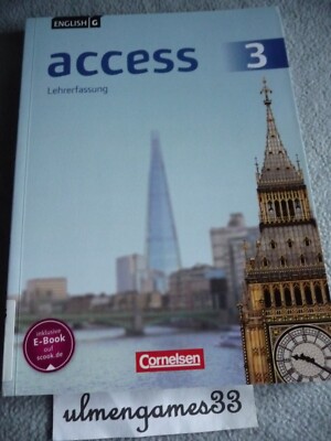   English G access 3 Lehrerfassung  Schülerbuch mit Lösungen  