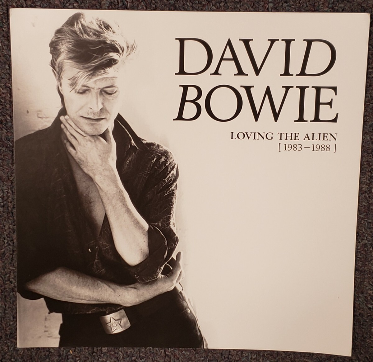 David Bowie Loving the Alien 2018 CARDBOARD PROMO POSTER 