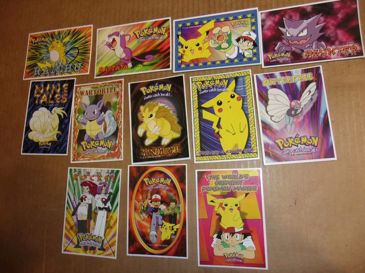 Original Complete Pokemon Chipita Sticker Album Game Freak