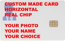 collect: CUSTOM made ID cards, WITH/WITHOUT real chip. Your photo and details