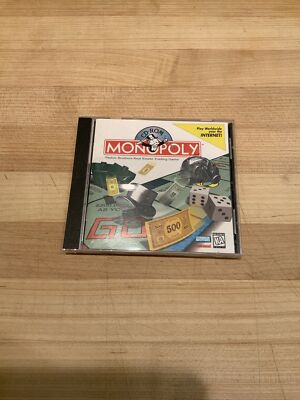 Monopoly Vintage Westwood / Hasbro / Virgin Windows PC CD-ROM Game 1995