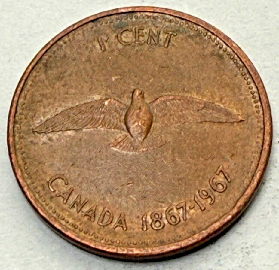 1867-1967 Canada 1 Cent Coin-Centennial Canadian Penny | eBay