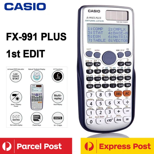 CASIO FX-991ES Plus 1st Edit Functional Scientific 10+2Digit Calculator Student